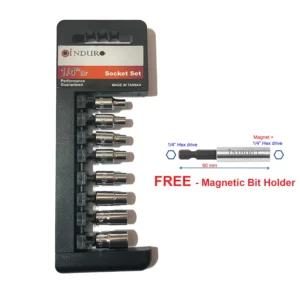 Socket set 8 Pc 1/4"Dr