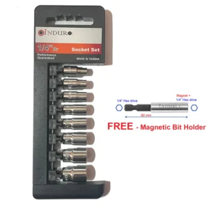 Socket set 8 Pc 1/4"Dr